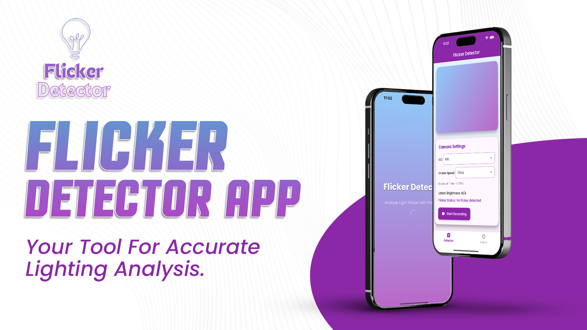 Flicker Detector App